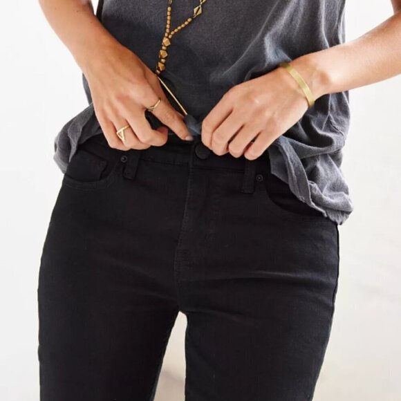 BDG Mid Rise Twig Black Skinny Slim Stretch Denim Jeans Pants Women's 8 / 29 - Picture 8 of 12